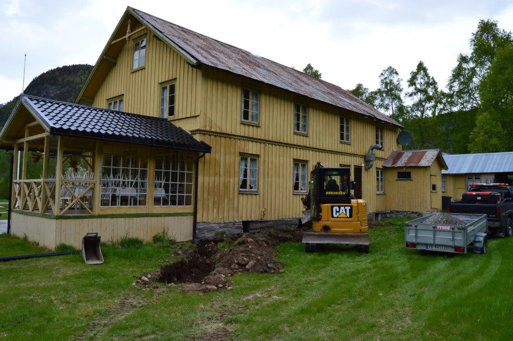 Restaurering Nyheim Lodge